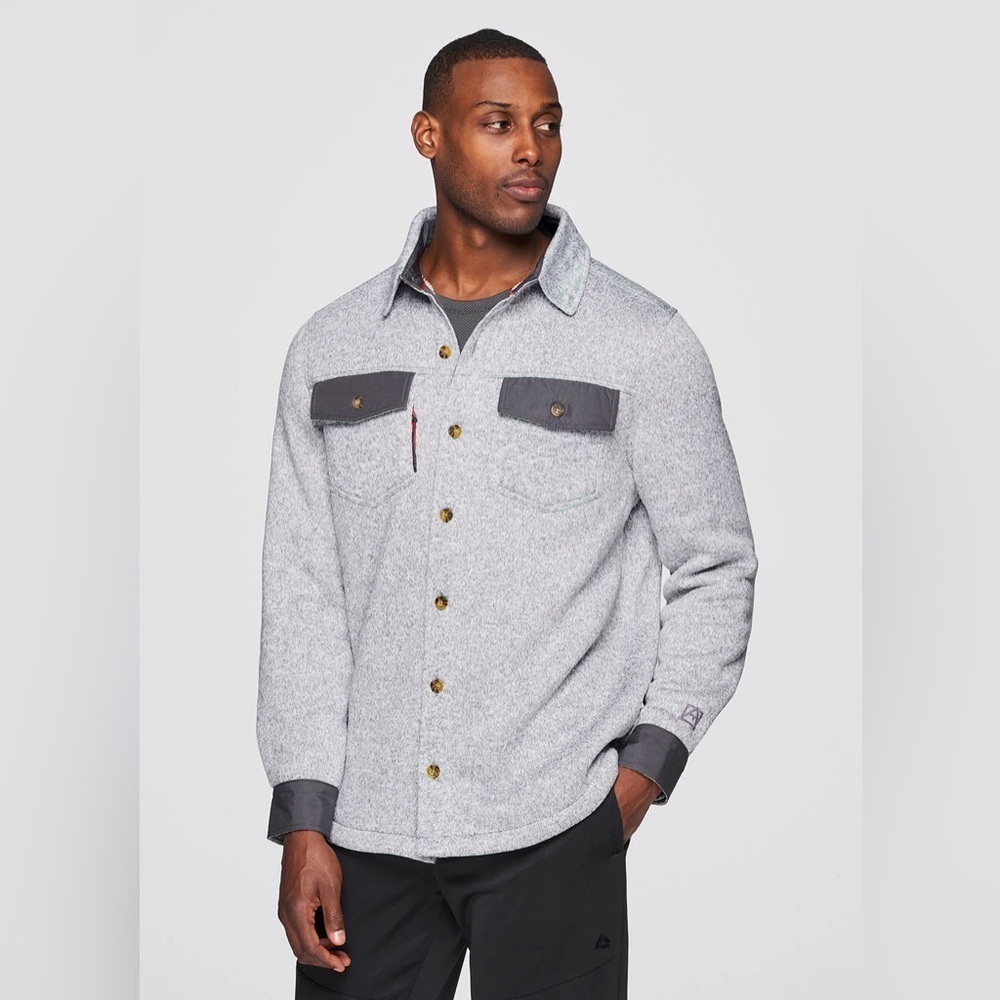 Avalanche Kilkenny Sherpa Lined Shirt Jacket size Large